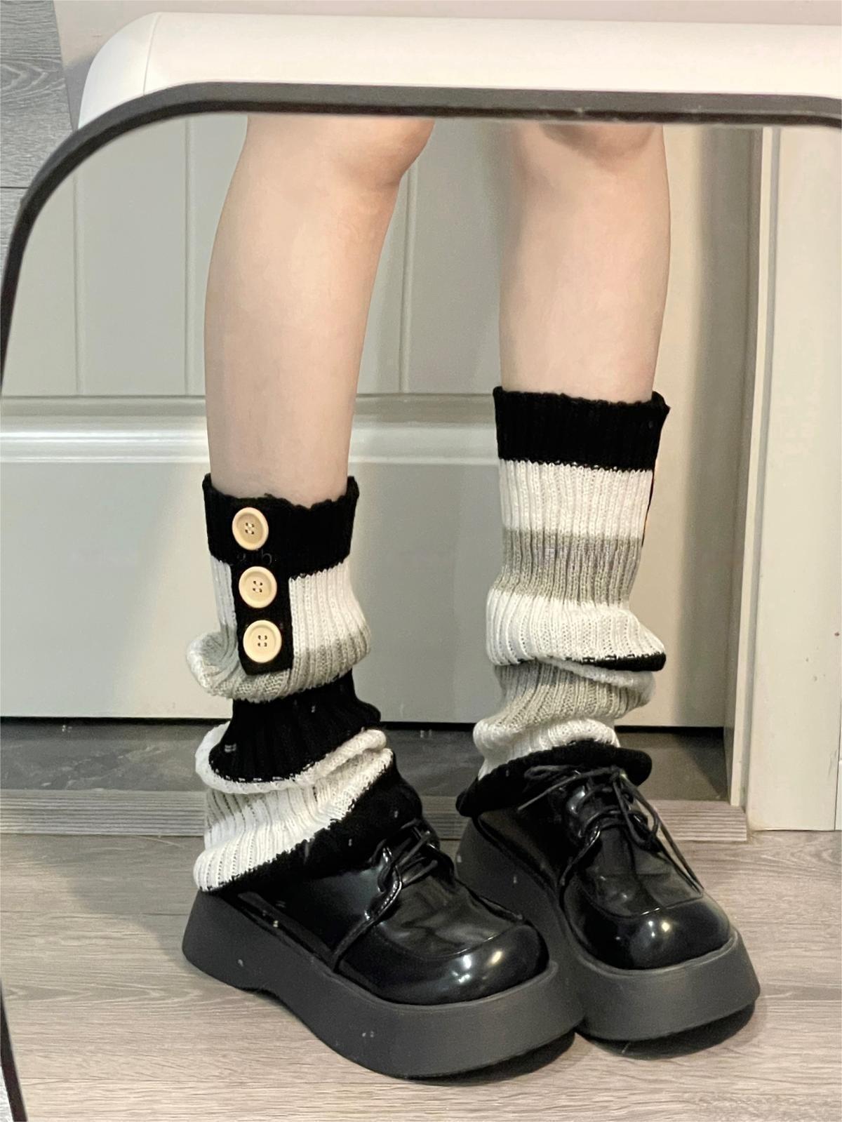 Women’s Japanese Style Thick Knit Mid-Calf Socks