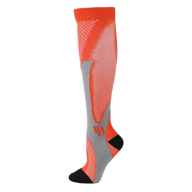 Elastic Compression Sports Long Tube Socks – Performance Fit