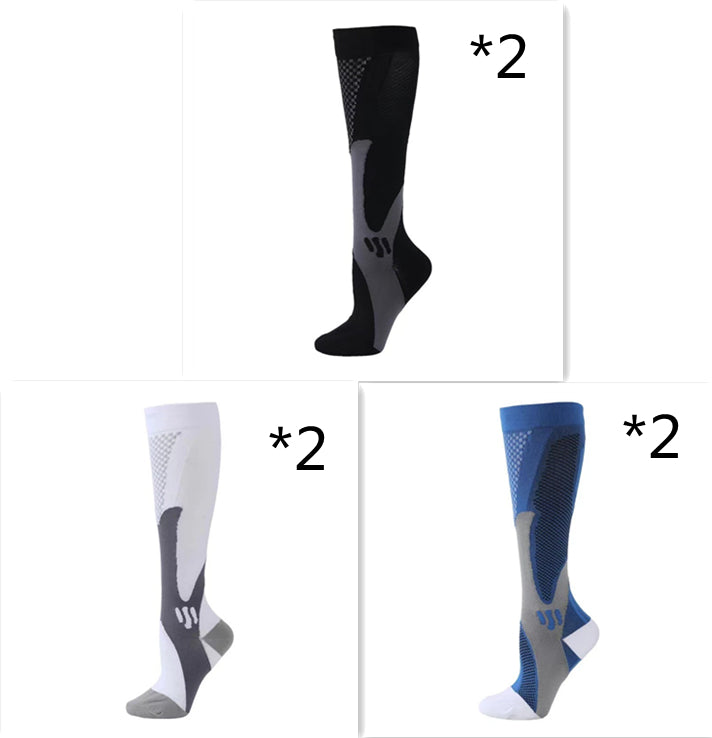 Elastic Compression Sports Long Tube Socks – Performance Fit