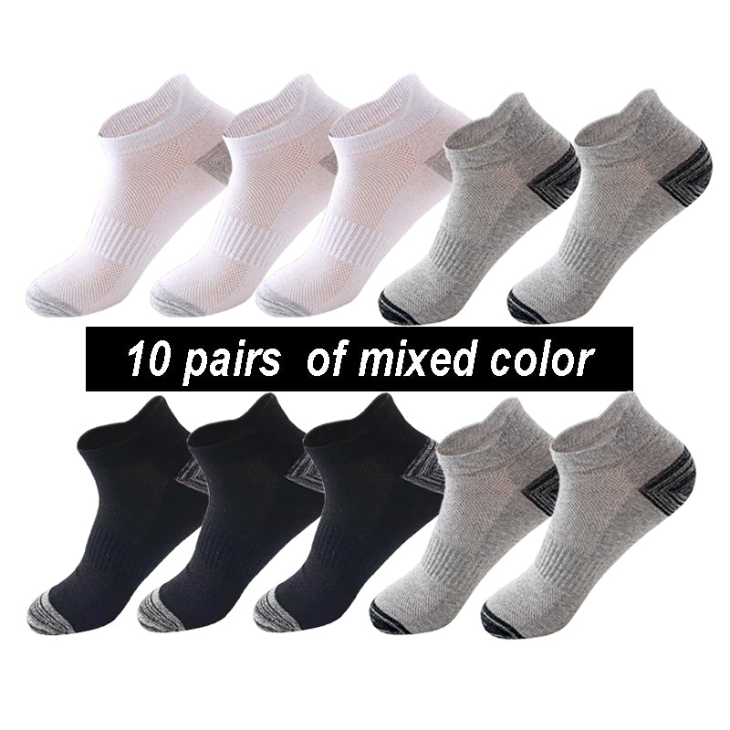Breathable Cotton Boat Socks – Mesh Low-Cut Comfort Socks