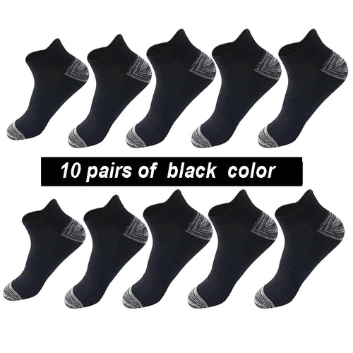 Breathable Cotton Boat Socks – Mesh Low-Cut Comfort Socks