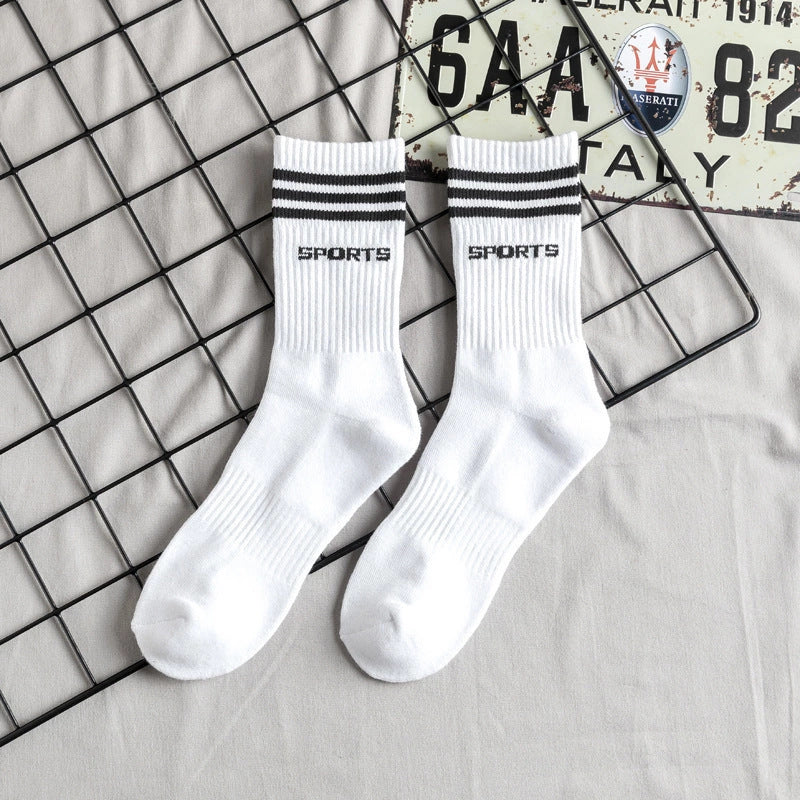 Men’s & Women’s High-Top Athletic Basketball Socks | Thick Sweat-Absorbent Cotton Sports Socks