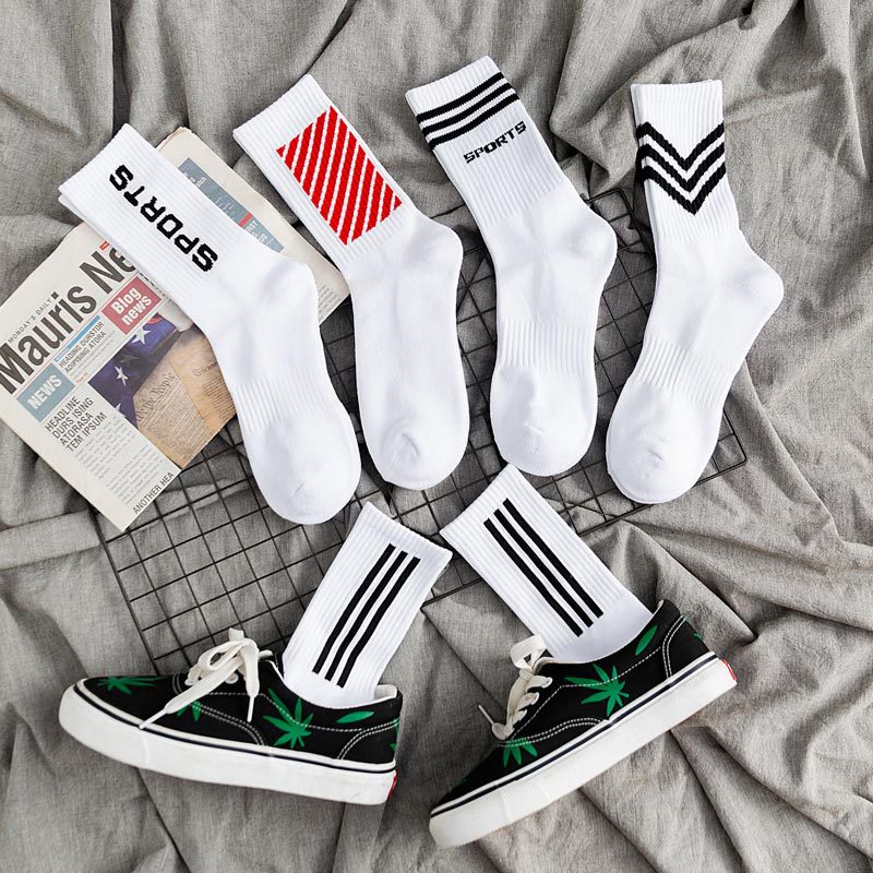Men’s & Women’s High-Top Athletic Basketball Socks | Thick Sweat-Absorbent Cotton Sports Socks