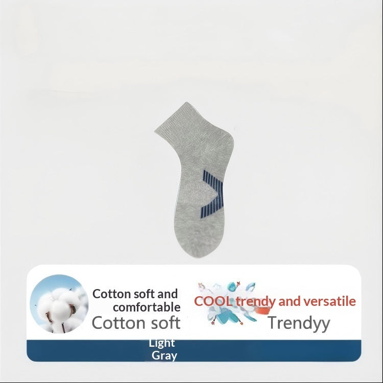 Men’s Combed Cotton Antibacterial Mid-Calf Socks | Breathable All-Season Socks