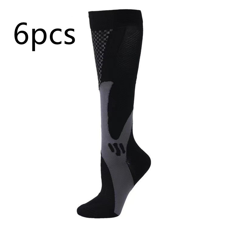 Elastic Compression Sports Long Tube Socks – Performance Fit