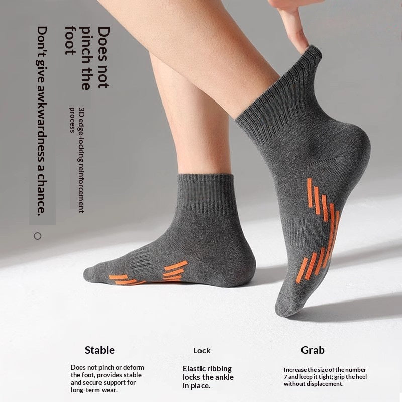 Men’s Combed Cotton Antibacterial Mid-Calf Socks | Breathable All-Season Socks