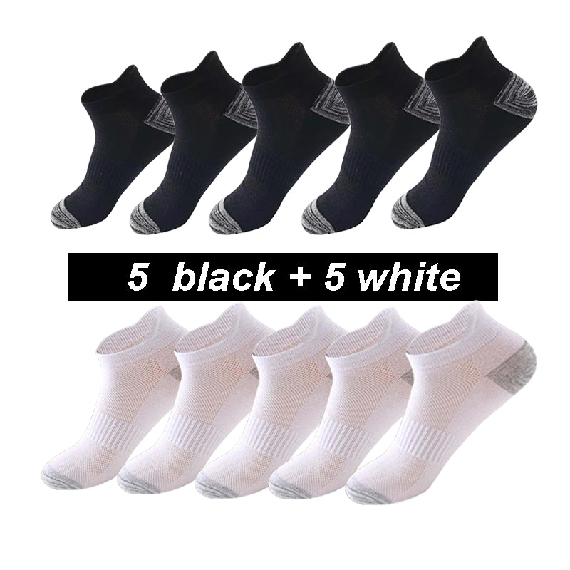 Breathable Cotton Boat Socks – Mesh Low-Cut Comfort Socks
