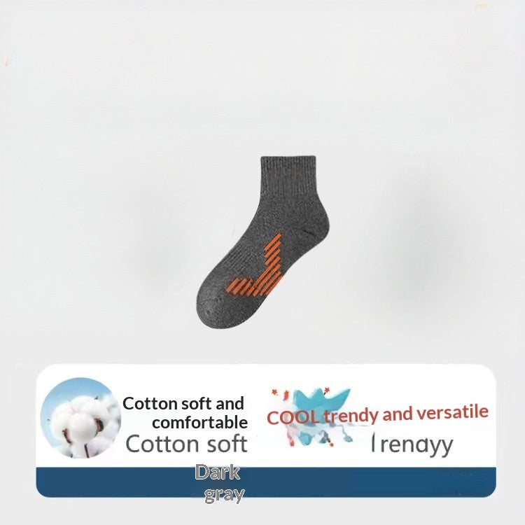 Men’s Combed Cotton Antibacterial Mid-Calf Socks | Breathable All-Season Socks