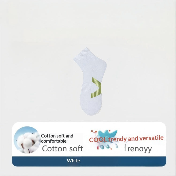 Men’s Combed Cotton Antibacterial Mid-Calf Socks | Breathable All-Season Socks
