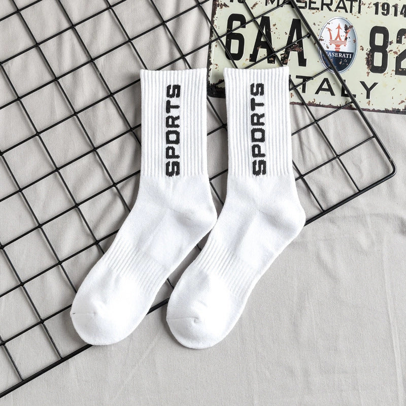 Men’s & Women’s High-Top Athletic Basketball Socks | Thick Sweat-Absorbent Cotton Sports Socks