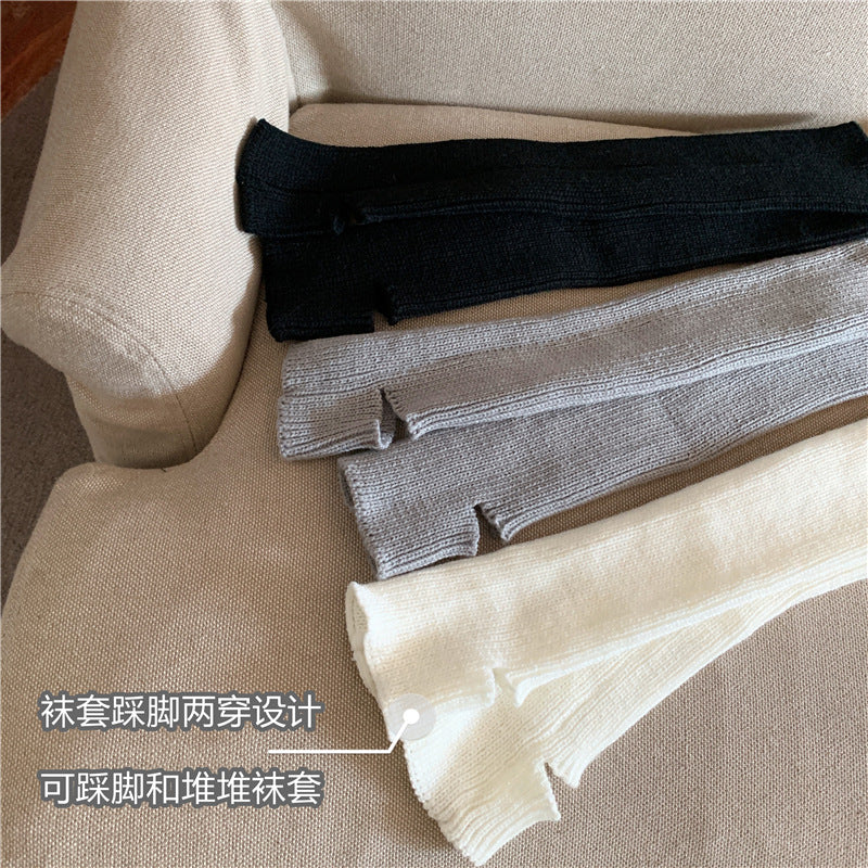 Women’s Japanese Style Thick Knit Mid-Calf Socks