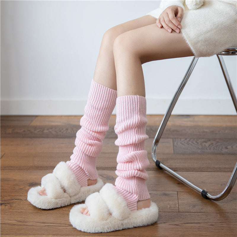 Women’s Japanese Style Thick Knit Mid-Calf Socks