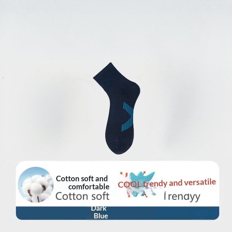 Men’s Combed Cotton Antibacterial Mid-Calf Socks | Breathable All-Season Socks