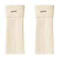 Women’s Retro Vertical Stripe Slimming Solid Socks Set