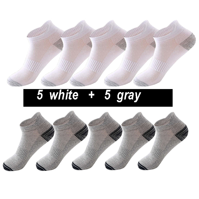 Breathable Cotton Boat Socks – Mesh Low-Cut Comfort Socks
