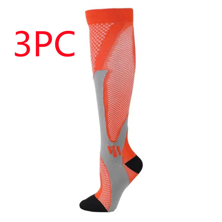 Elastic Compression Sports Long Tube Socks – Performance Fit