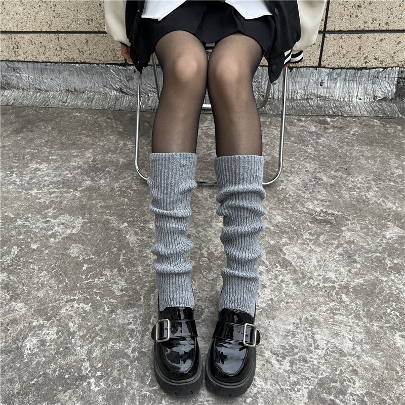 Women’s Japanese Style Thick Knit Mid-Calf Socks