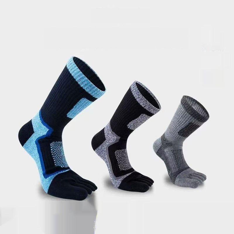 Men’s Long Sports Cotton Socks – Sweat-Absorbent Athletic Comfort