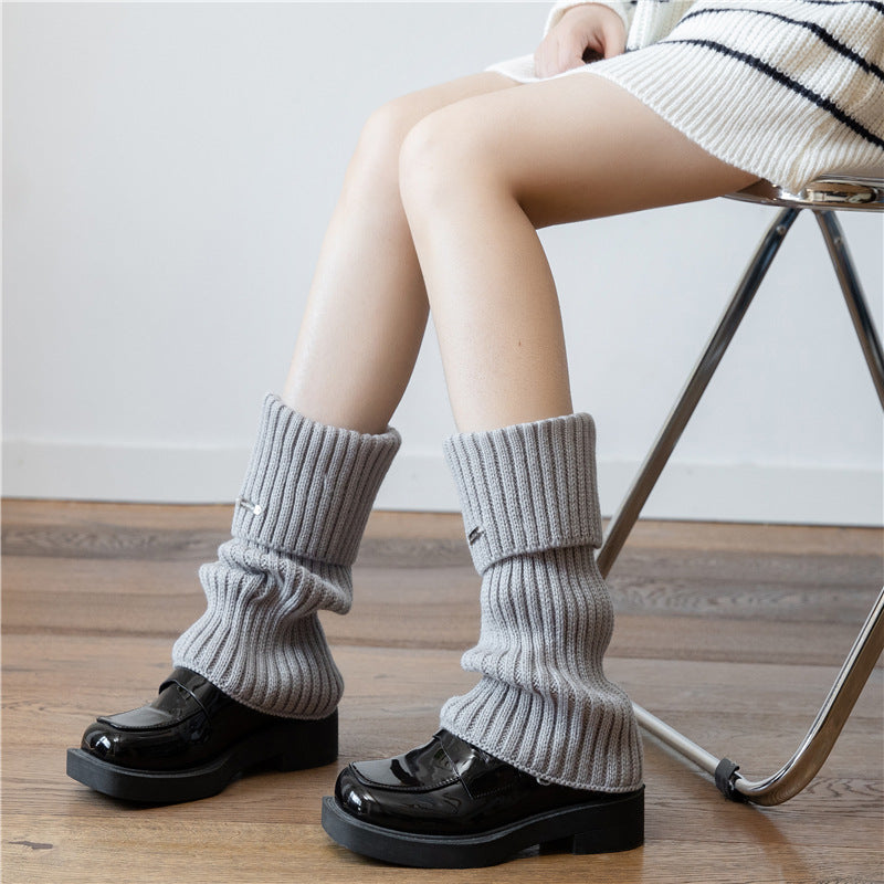 Women’s Japanese Style Thick Knit Mid-Calf Socks