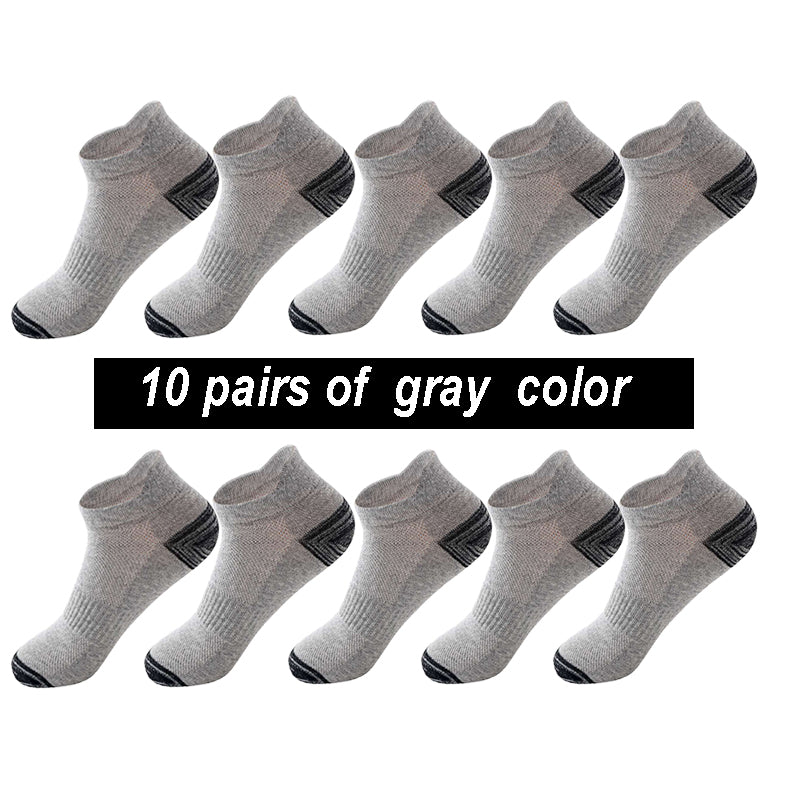 Breathable Cotton Boat Socks – Mesh Low-Cut Comfort Socks