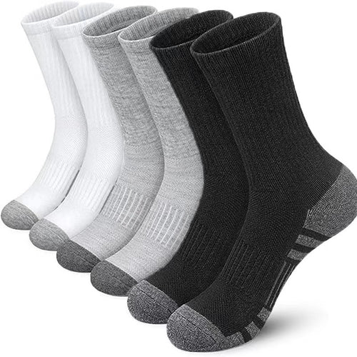 Color Block Athletic Basketball Socks – Breathable Plus Size Mid-Tube Cotton