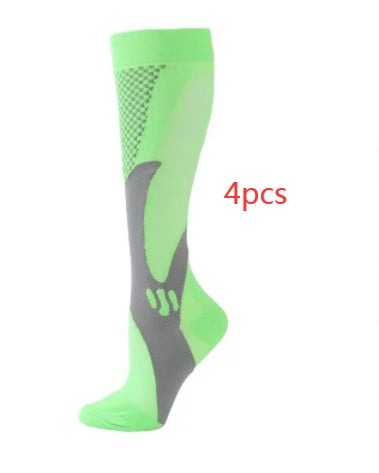 Elastic Compression Sports Long Tube Socks – Performance Fit