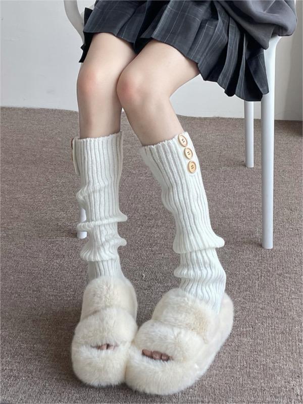 Women’s Japanese Style Thick Knit Mid-Calf Socks