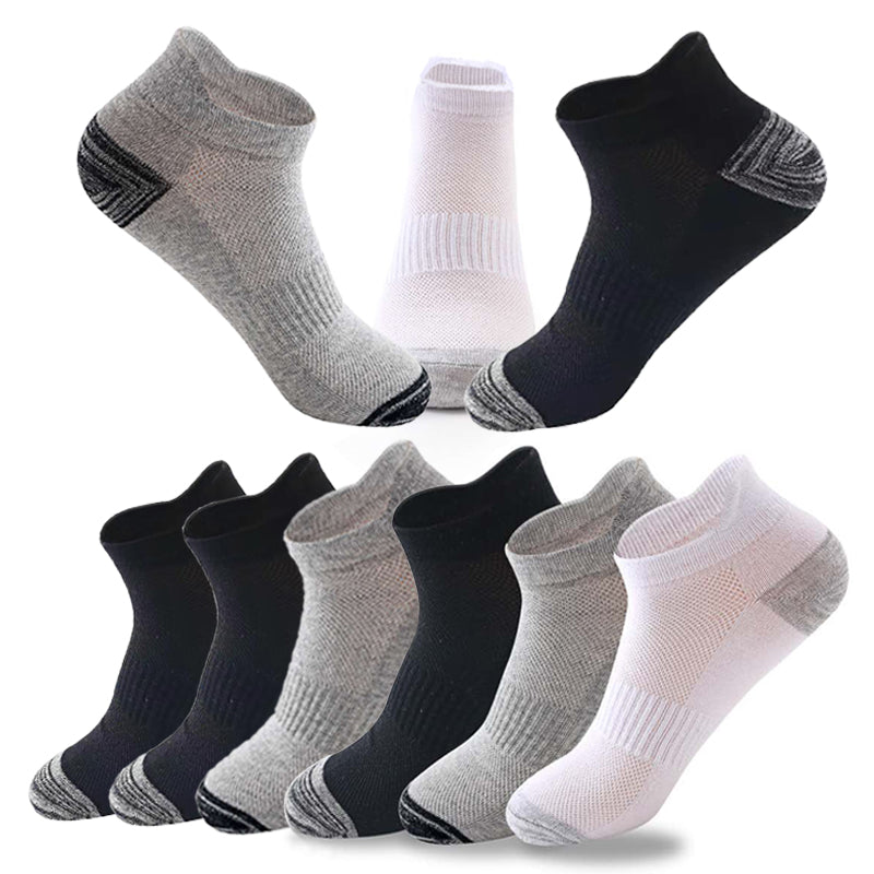 Breathable Cotton Boat Socks – Mesh Low-Cut Comfort Socks